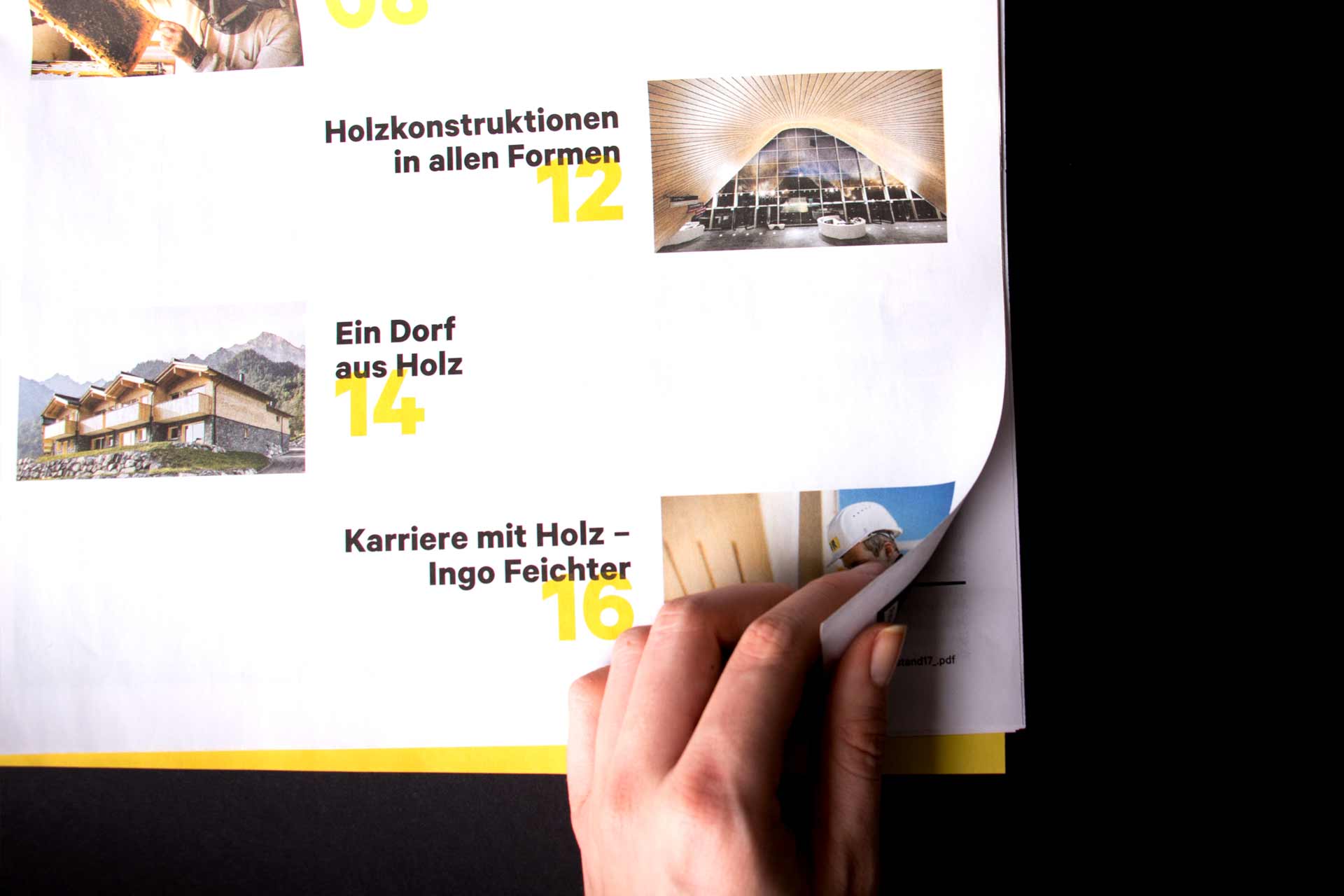 Unser Holz, i+R, Zeitung, Website, Storytelling, Editorial Design, Webdesign, Bernhard Hafele
